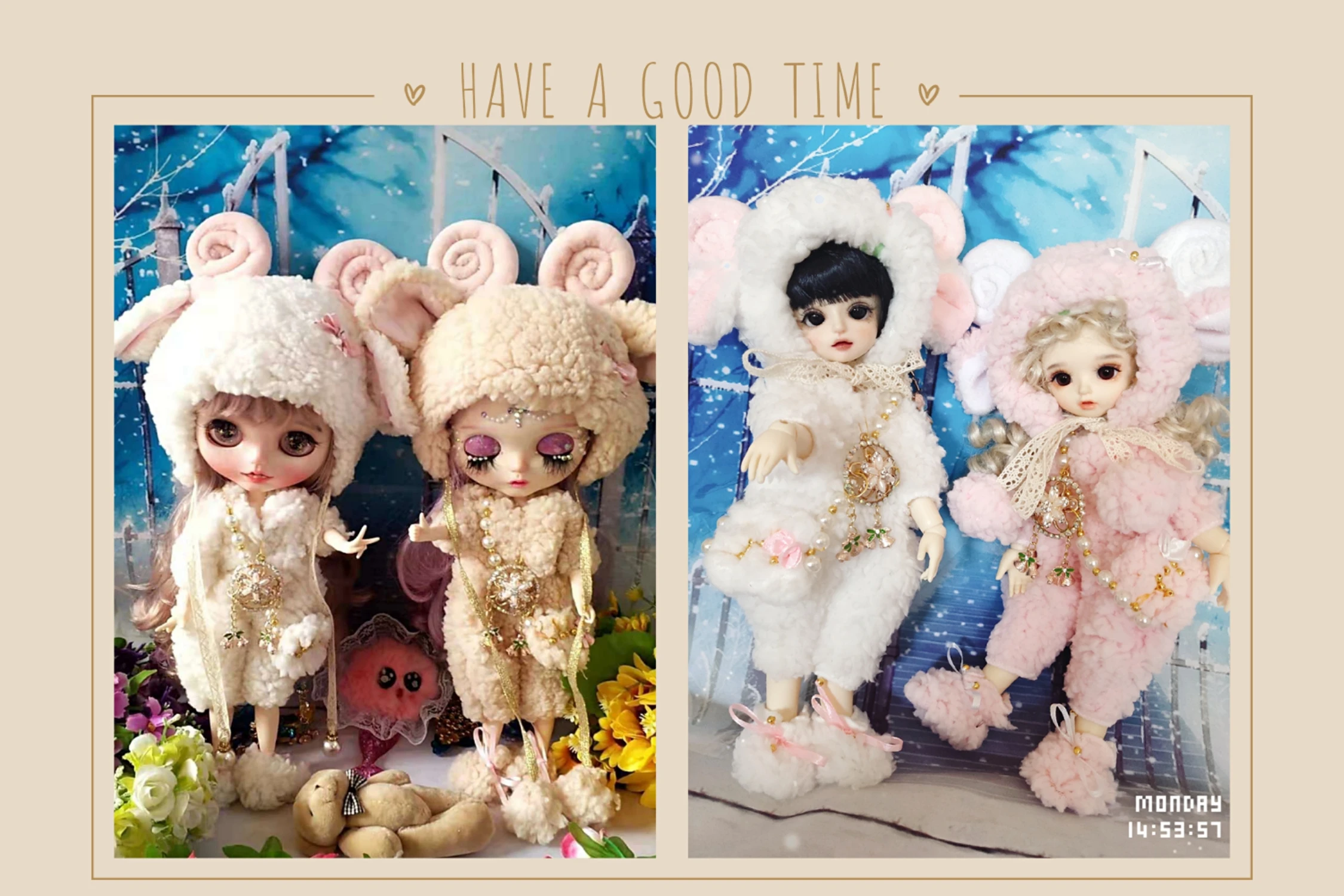 Одежда для кукол Blyth 1/6 одежда шарнирных 27 см с овчиной | Игрушки и хобби