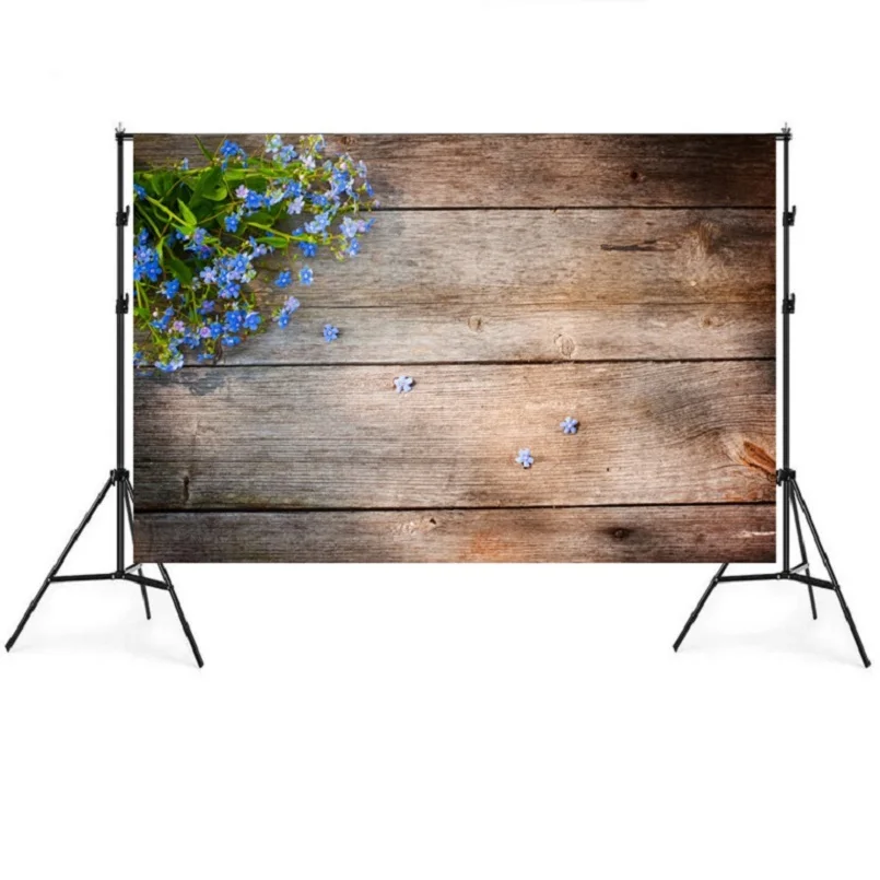 Реквизит для фотосъемки Nitree Виниловый фон ретро деревянный пол текстура