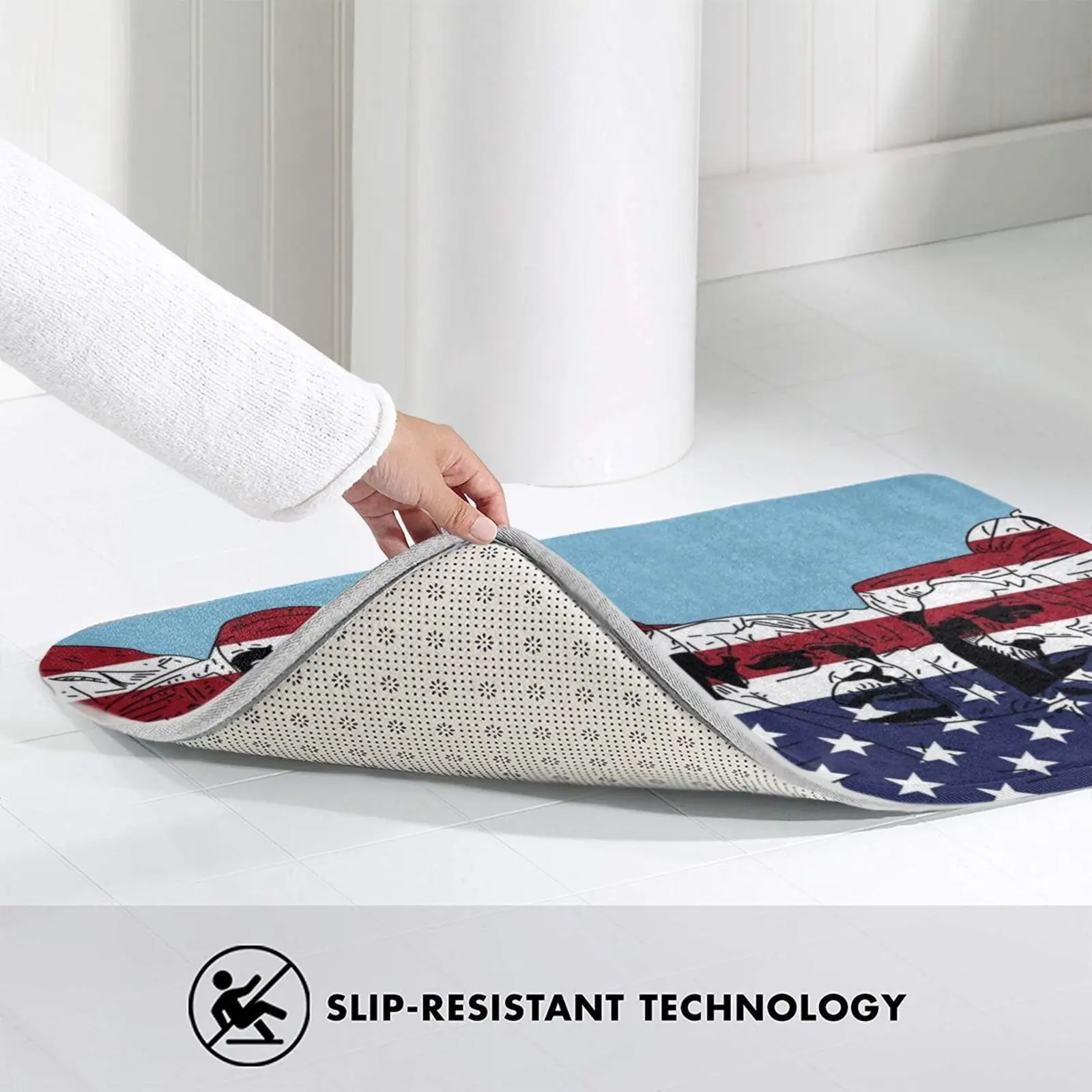 Удобный дверной коврик Mt Rushmore для ног гора президент Вашингтон Джефферсон