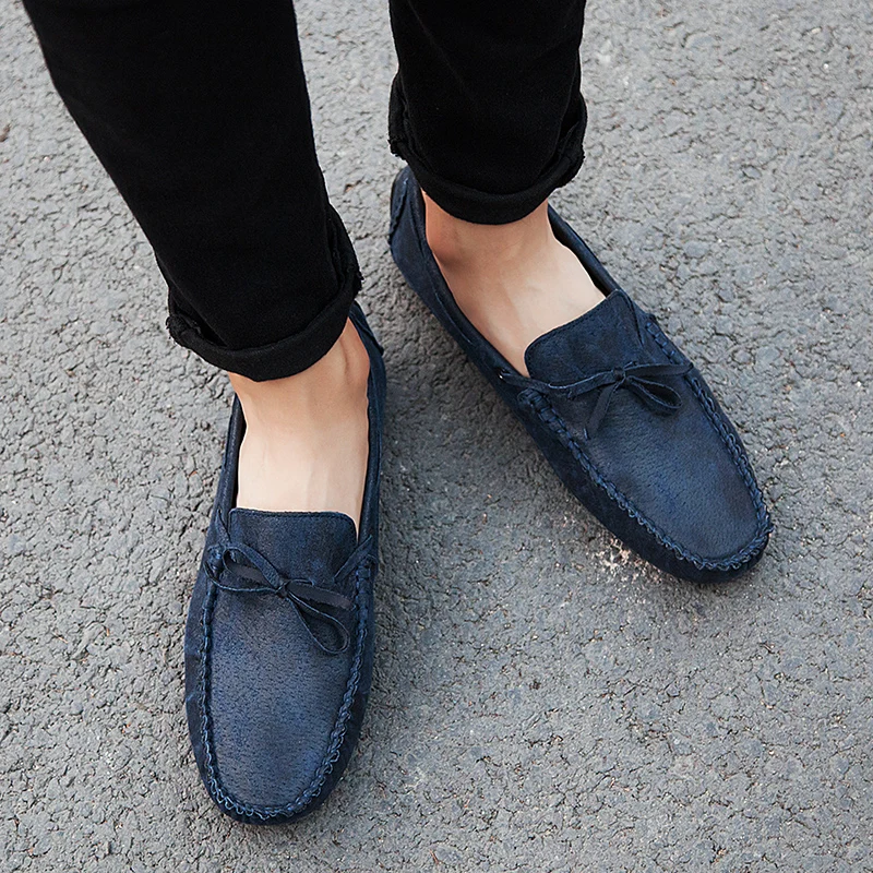 

Man Leather Sneakers genuine Leather Spring Autumn Men's Casual Shoes slip on outdoor Fashion Male Walking Footwear