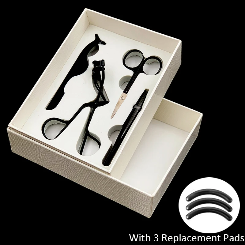 

Mikiwi DHL Shipping Wholesale 10/20 Set 4Pcs Eyelashes Clip Curl Kit Beauty Makeup Tweezers ScissorsApplicator Eye Lash Cosmetic