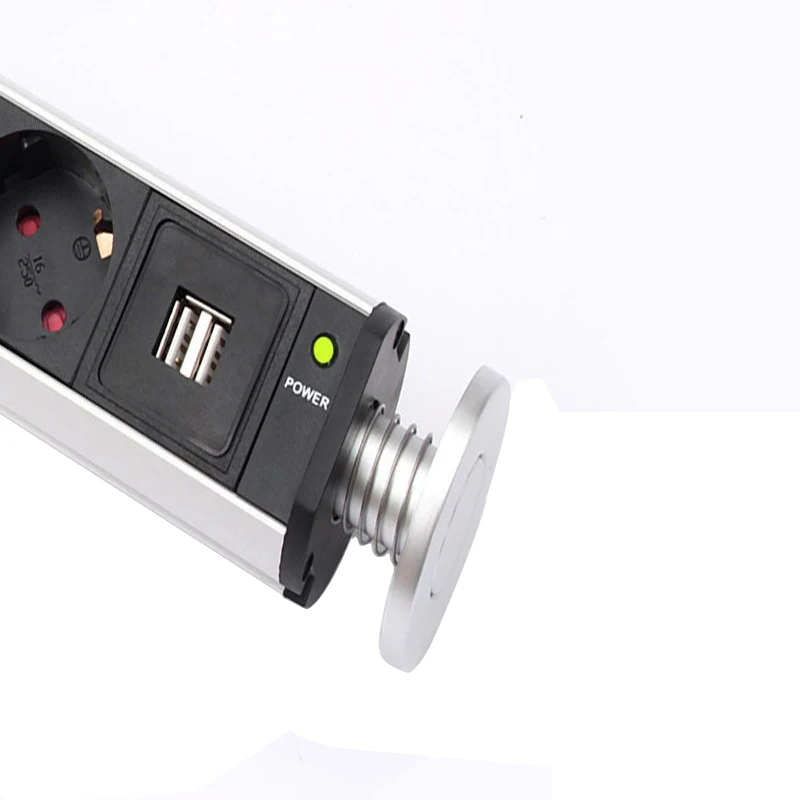 Скрываемая розетка универсальное выдвижное электрическое зарядное устройство 2