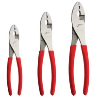6 810 inch slip joint pliers utility plier with wire cutter serrated jaw forged wire cutting shear nut and bolt fastener tools