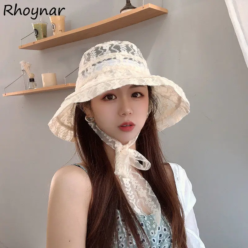 

Панама женская дышащая однотонная, повседневная универсальная Солнцезащитная Минималистичная модная нежная шапка в Корейском стиле, на шн...