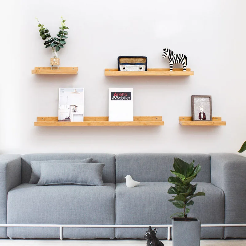 Домашний декор полка для хранения на стене DIY деревянные полки Украшение стен в