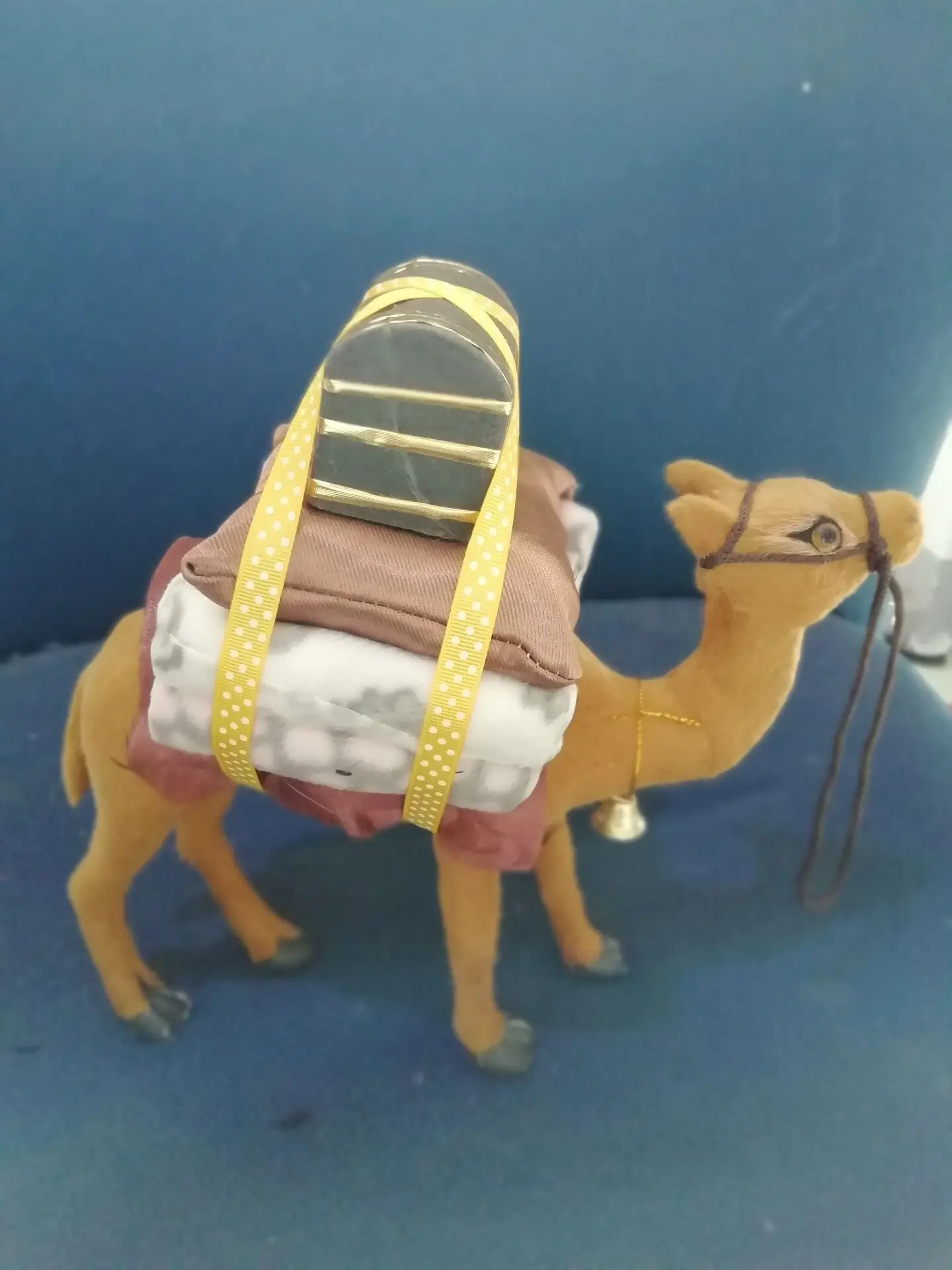 

simulation camel model,polyethylene&furs 26x23cm toy, prop,home decoration Xmas gift w4215