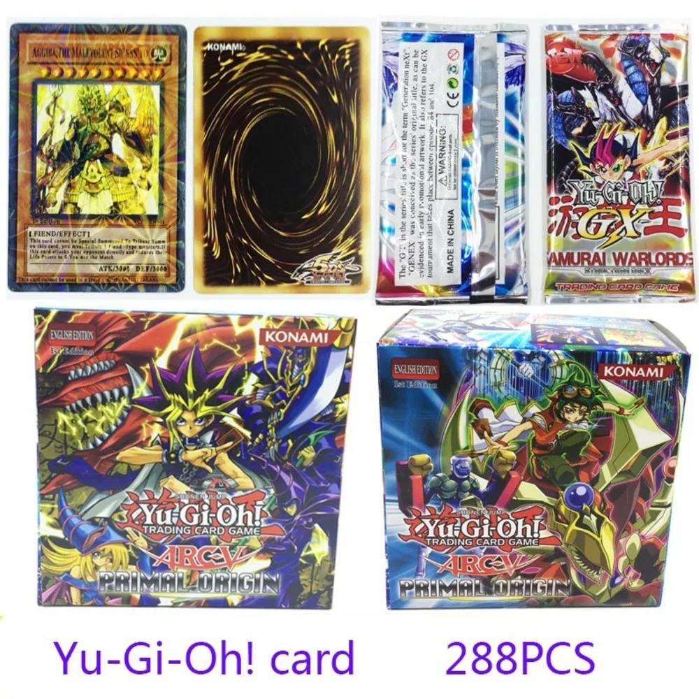 288 шт. для косплея Дуэль монстров игра юджиох с героями мультфильмов карта аниме