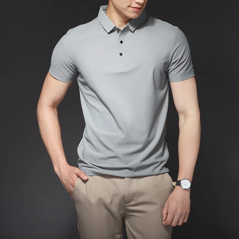 

Summer sports trend Polo Shirt Youth commuting slim polo men's new leisure polo