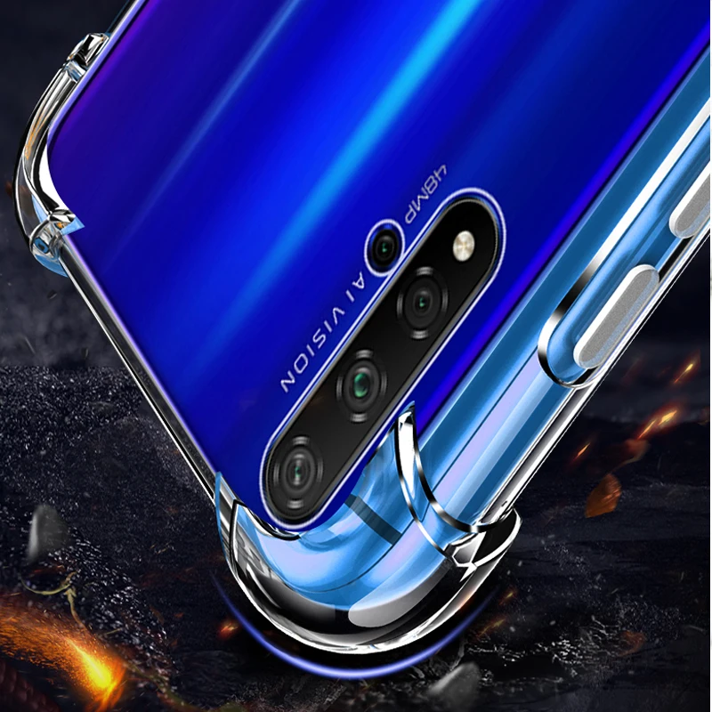 YUETUO прозрачный мягкий ТПУ чехол для телефона huawei honor 20 pro 20pro honor20 силиконовые