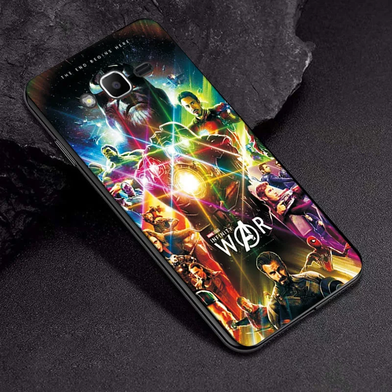 TPUBLK654 Для samsung Galaxy J7 Neo чехол J2 J5 J7 Prime Black TPU с изображением Мстителей для samsung J5 J6 J3 чехол Крышка J4 J6 чехол - Цвет: TPUBLK654
