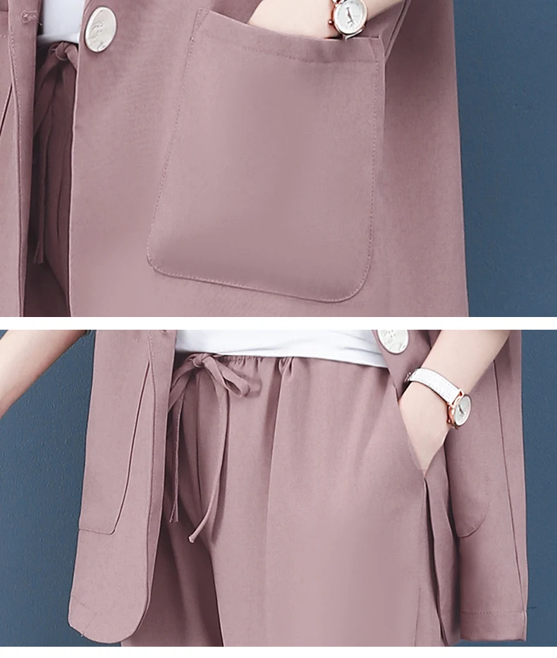 

Womens Office Sets 2 Piece Set Women Pant And Top Outerwear Ensemble Femme Survetement Year-old Female Costume Women's Suit