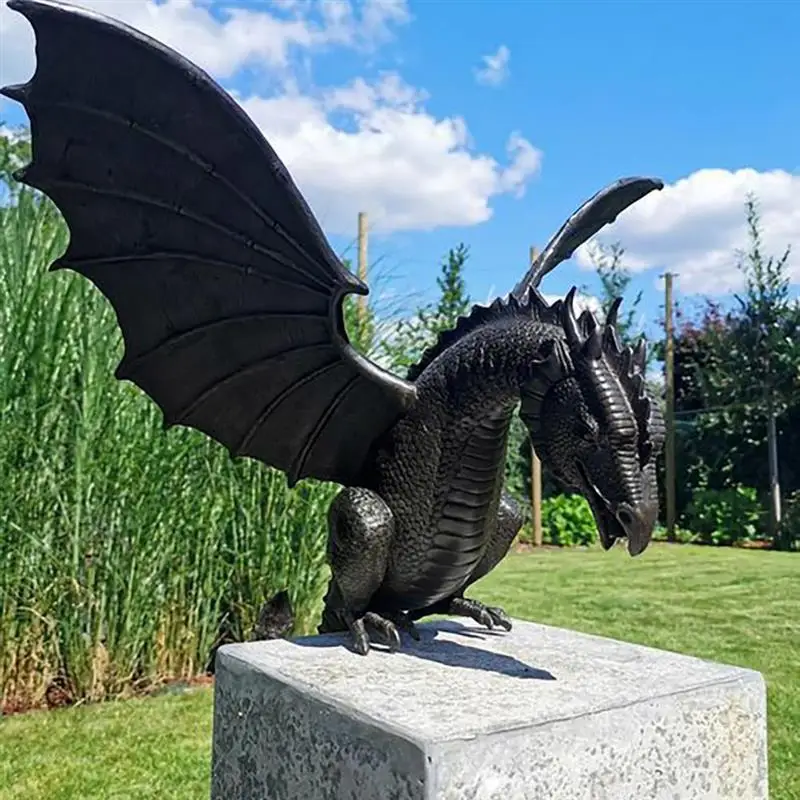 

Hot style new resin spray dragon simulation dinosaur dragon garden decoration decoration gift