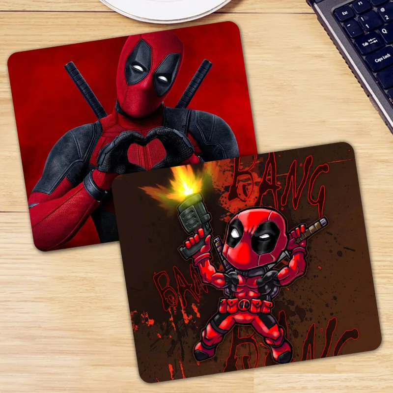 Игровой коврик для мыши Deadpool Противоскользящий домашнего офиса компьютера игр в
