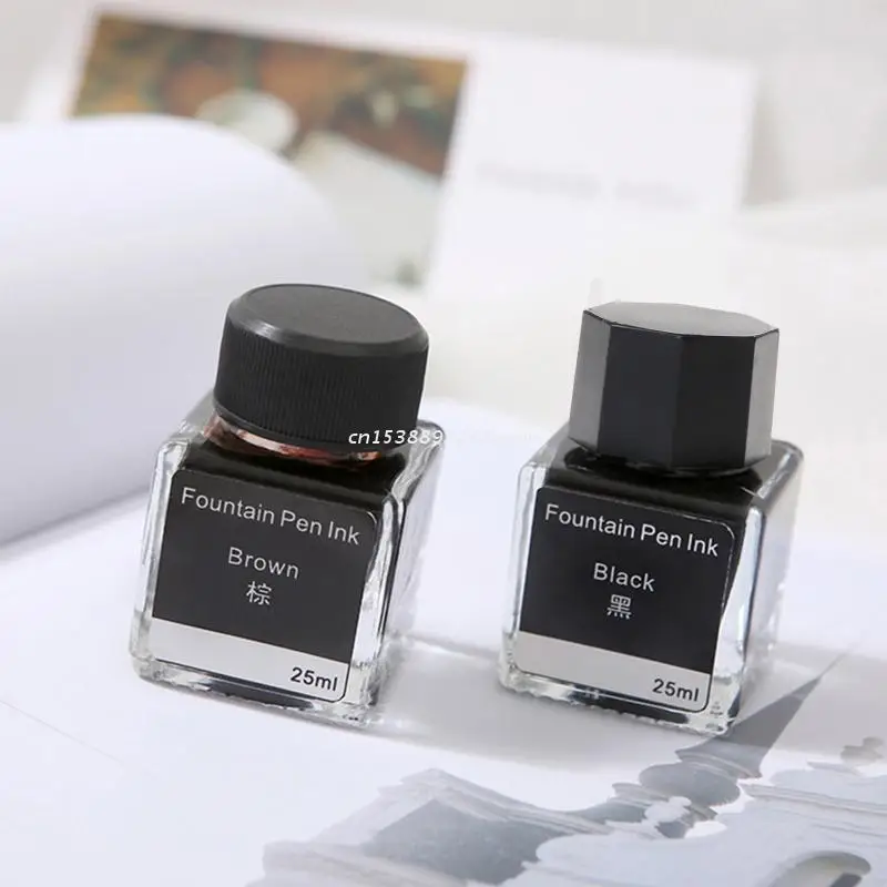 

77JC Colorful Non-carbon Ink for Dip Fountain Pen Calligraphy Writing Painting Graffi