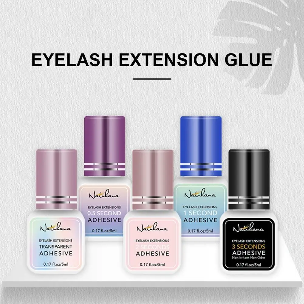 

Клей для ресниц NATUHANA 5 мл/10 мл, с низким запахом, быстросохнущий, искусственный клей для наращивания ресниц для женщин
