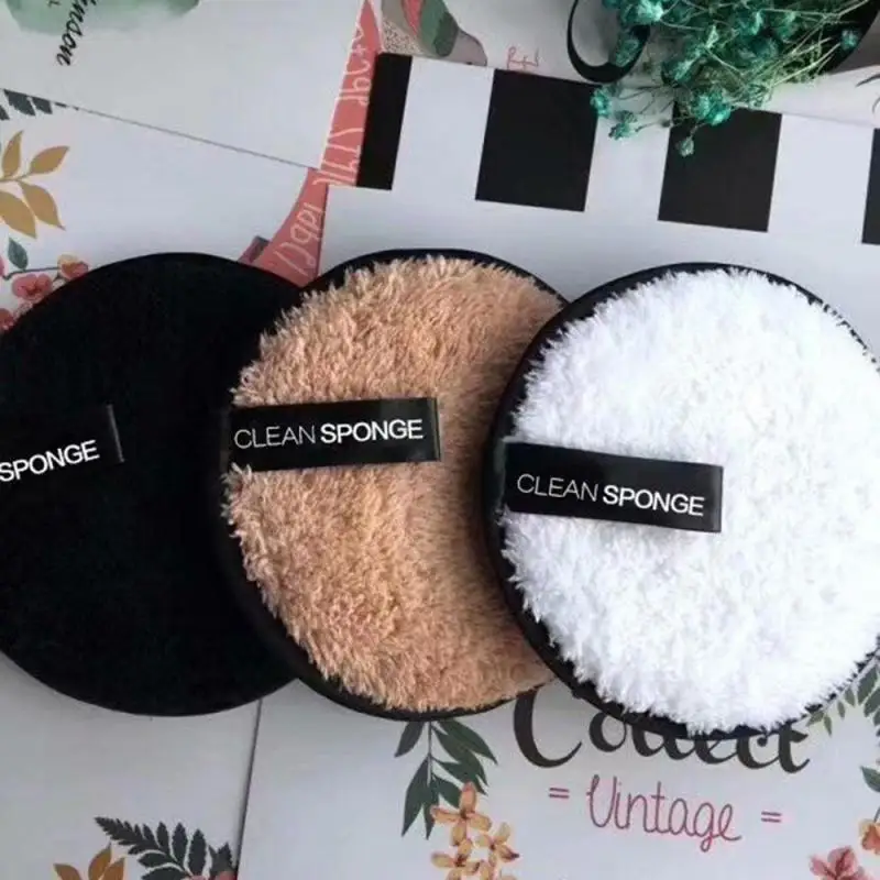 1 шт. многоразовые 3 цвета основа для макияжа полотенце круглый салон мягкая