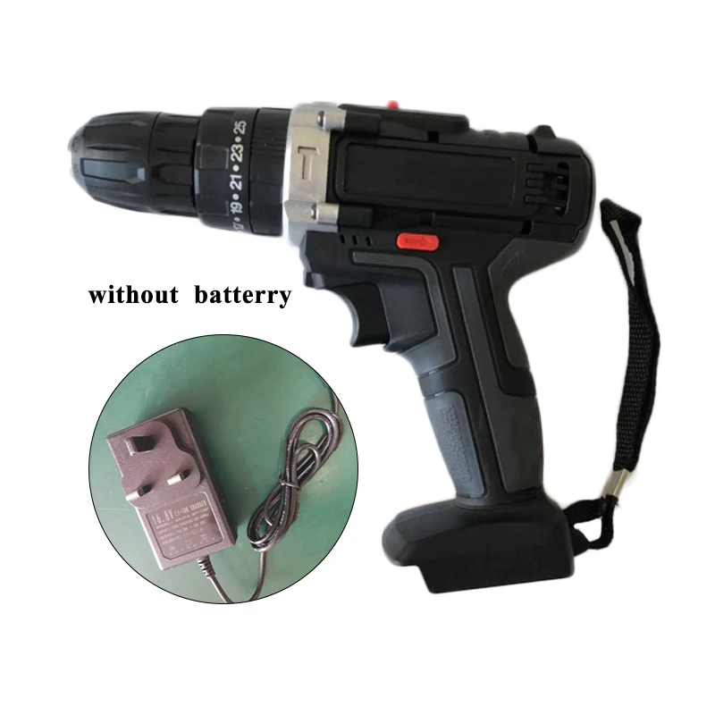 Электрический беспроводной 36 в 28 нм 25 + 3 3/8 дюйма ударный гайковерт электрическая
