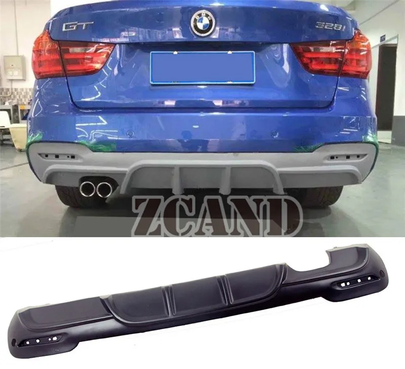 Задний диффузор P style для BMW 3-Series F34 GT Hatchback Mtech Msport бампер 2013UP | Автомобили и