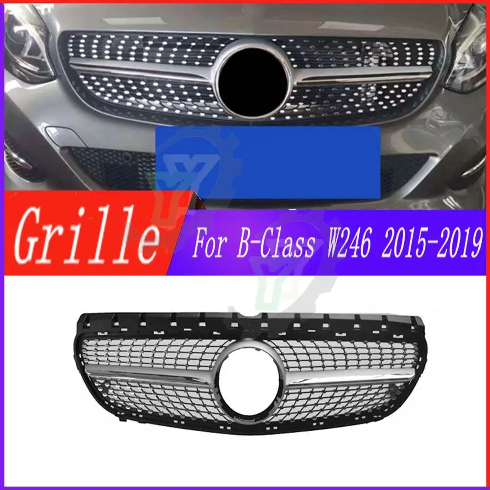 

Car Accessory Front Bumper Upper Grille Racing Grill For Mercedes-Benz W246 B-Class B180 B200 B220 B250 2015 2016 2017 2018 2019