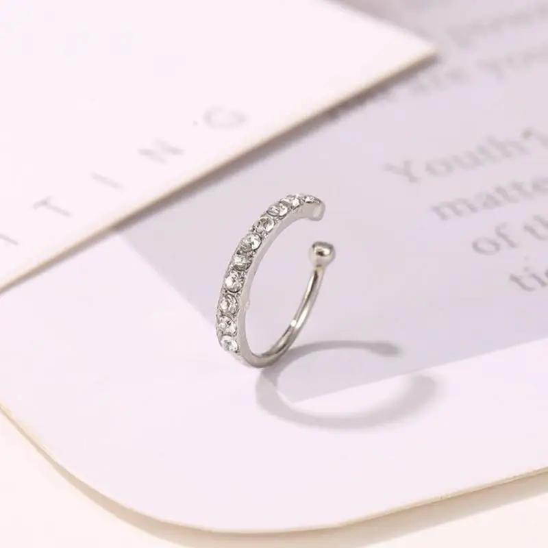 Корейские женские простые классические серьги маленький дизайн зажим для ушей с