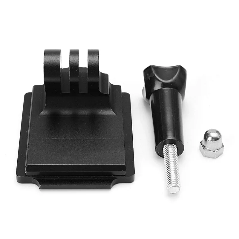 Алюминиевый черный шлем фиксированное Крепление для GoPro Hero 8 7 6 SJCAM SJ4000 Спортивная