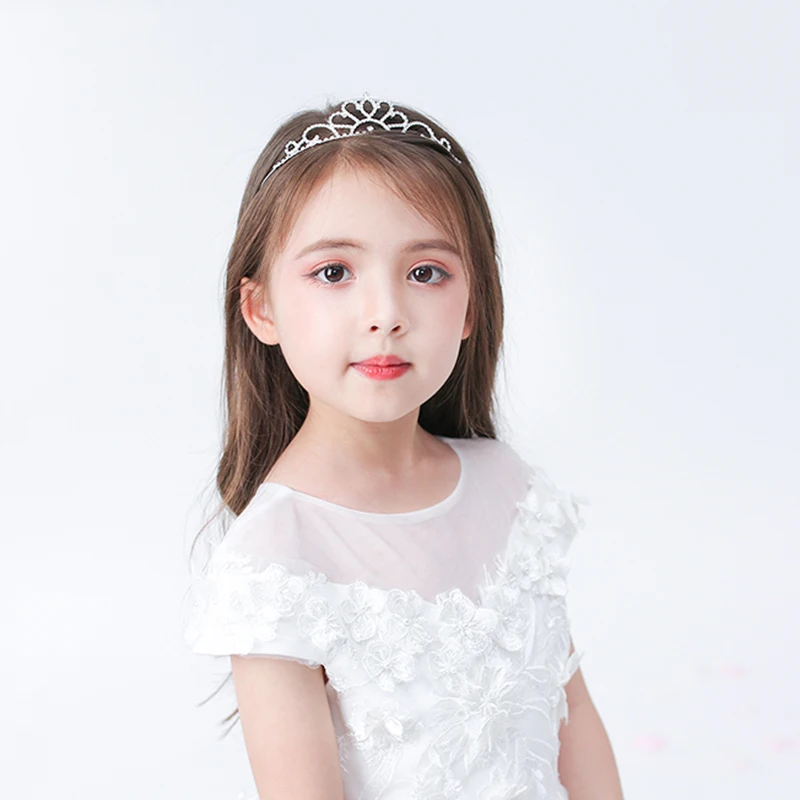 YYOUFU модные детские хрустальные тиара на голову для девочек Принцесса Корона