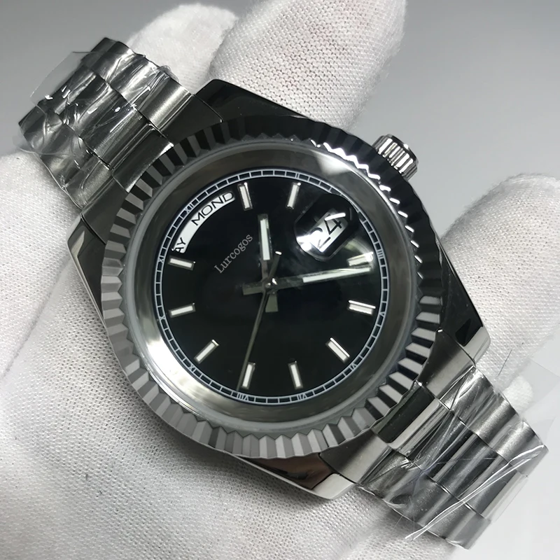 Оптовая Продажа AAA роскошные серебряные часы автоматические для мужчин