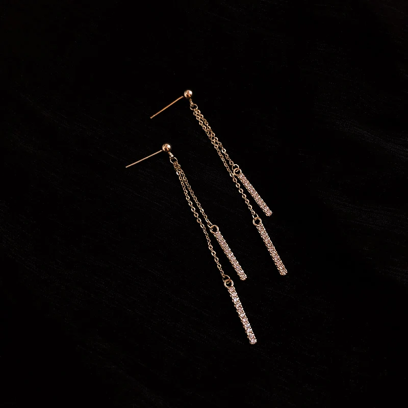 Новое поступление 2019 металлические классические женские висячие серьги с