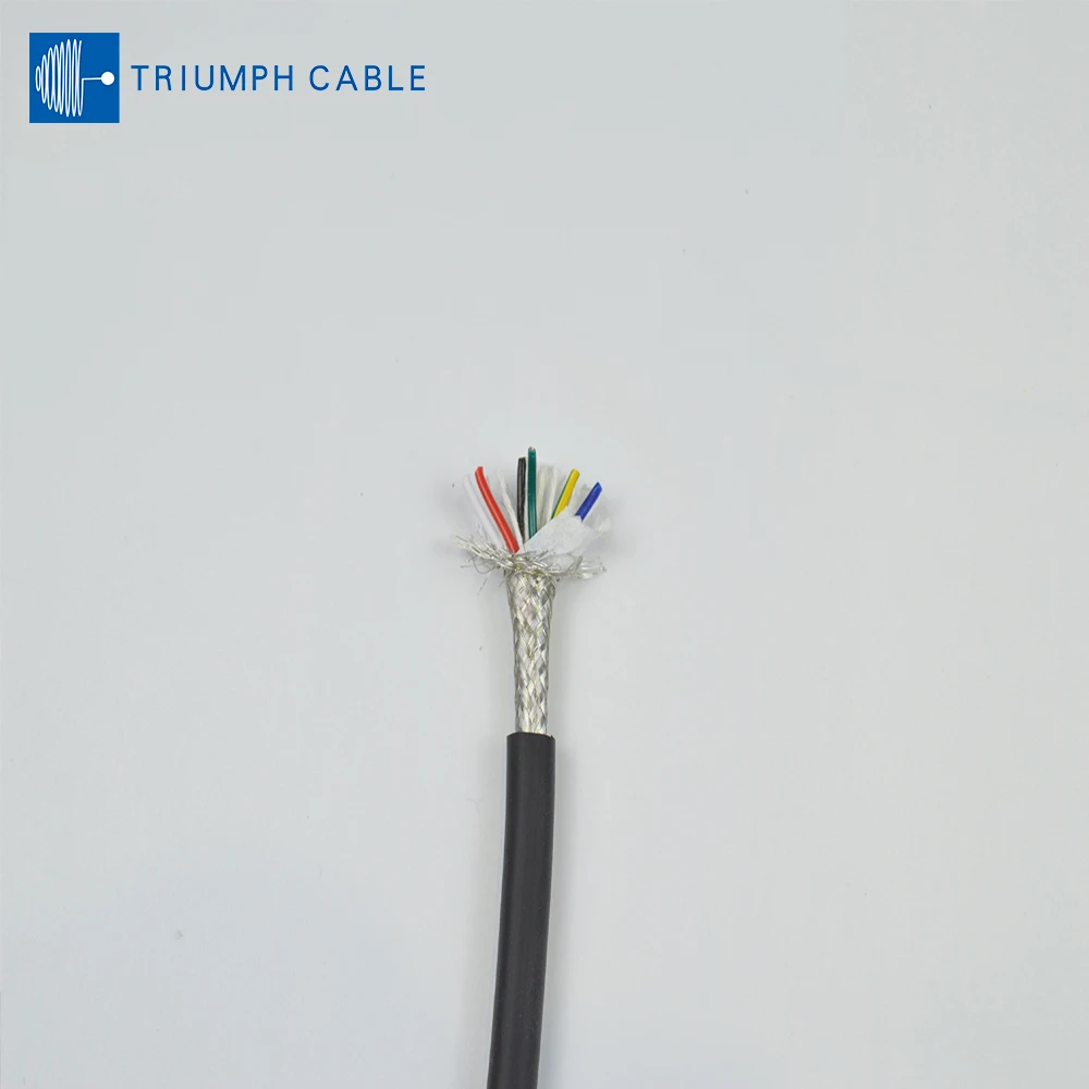 Многожильный кабель TRVVP, 0,3 мм, из ПВХ, с гибкой оболочкой, 2-жильный, 3-жильный, 4-жильный, 5-жильный, 6-жильный