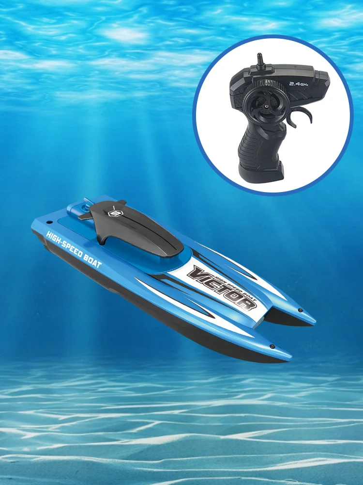 

RC Motorboat RC Boat High Speed Remote Control Boat For Pools Lakes Swimming Pool Beach Toys High Speed Boat Toy Gift Kids