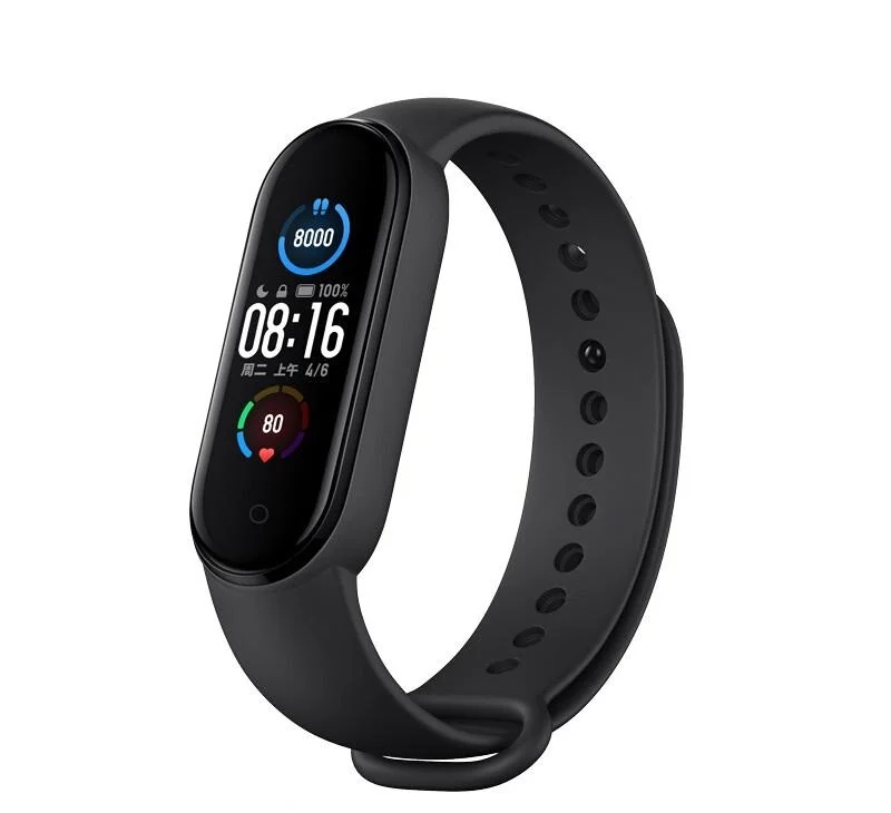 

Смарт-браслет Mi5, 4 цвета, AMOLED экран, Miband 5, смарт-браслет, фитнес-трекер, Bluetooth, спортивный водонепроницаемый смарт-браслет