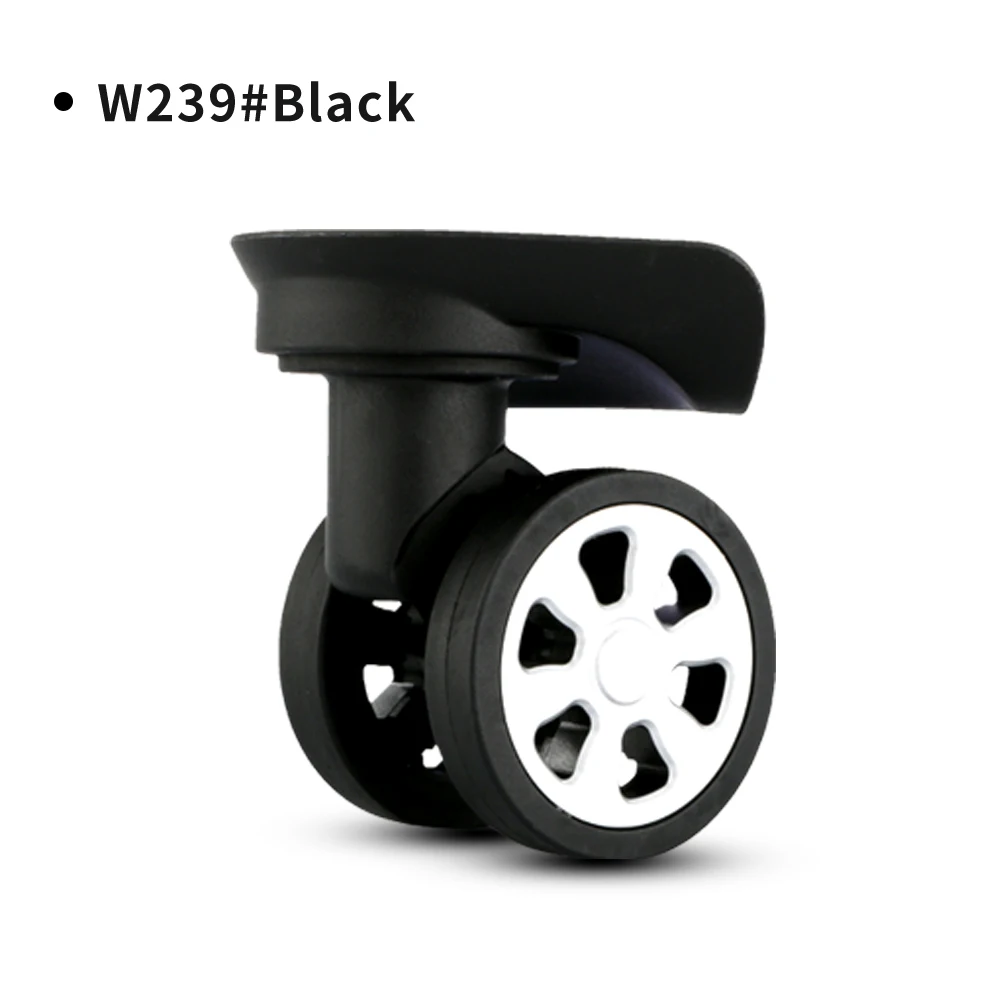HANLUOKE W239 Luggage Universal Wheel Accessories Wheel Boarding Airline Box Wheel Caster Silent Wheel Silent Reinforcement
