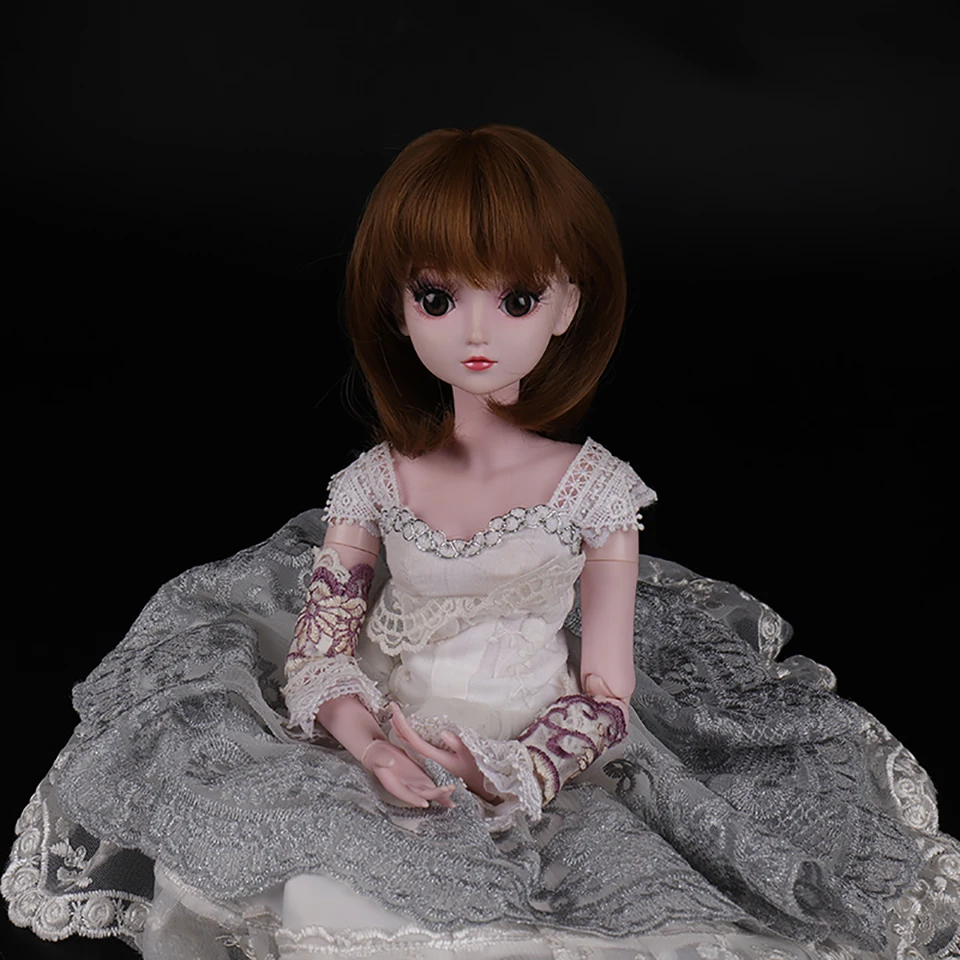 Cataleya BJD парик 1/3 1/4 короткие черные прямые и кудрявые челки волос Высокая температура волокна для куклы