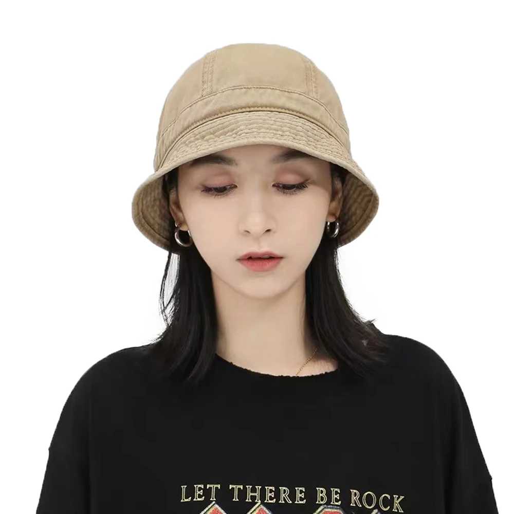 

Clape Solid Bucket Hat Unisex Bob Caps Hip Hop Gorros Men Women Summer Panama Cap Beach Sun Fishing Boonie Hat For Male Female