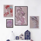 Алмазная живопись 5D сделай сам, вышивка крестиком из мультфильмов Диснея, принцесса домашнего декора, полноформатная мозаика с бабочками для девочек
