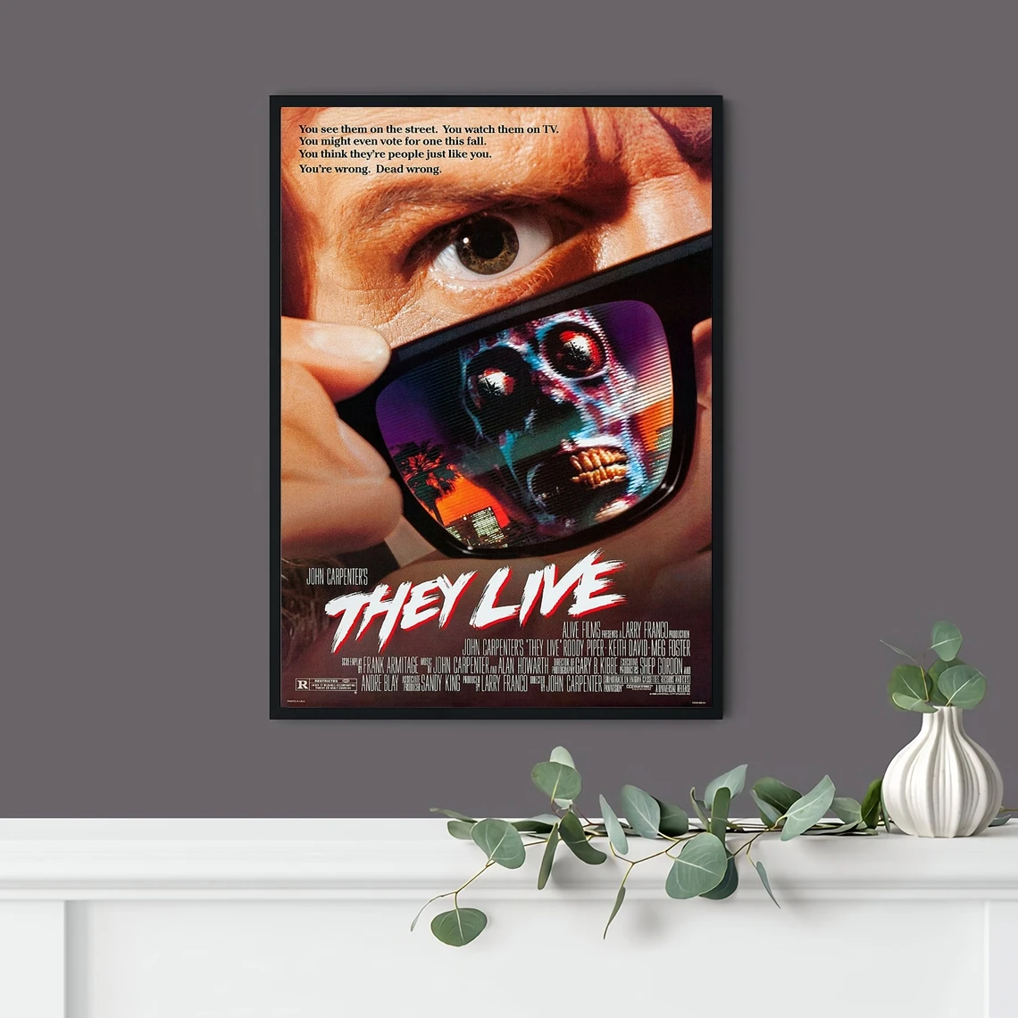 

Постер их Live 1988 американская Научная фантастика, Постер классического фильма, художественный ретро постер, печать на холсте, домашний декор...