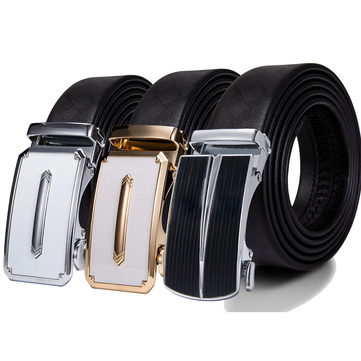 Роскошные мужские ремни из натуральной кожи с металлической автоматической