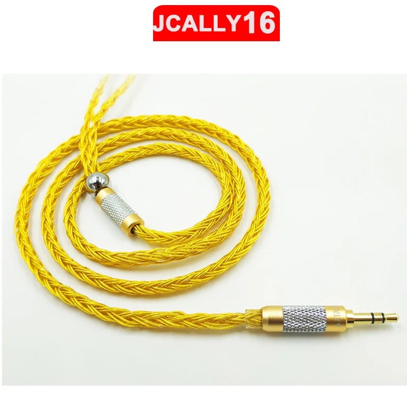 JC16 6N OFC 16 акций 480 ядер наушники Обновление кабель для se215 se535 0,78 мм IE80 MMCX IM A2DC ZSN QDC UE серии