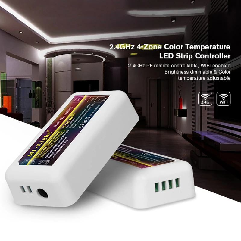 Беспроводной светодиодный диммер Mi Light 2 4G RF 4 зонный пульт дистанционного