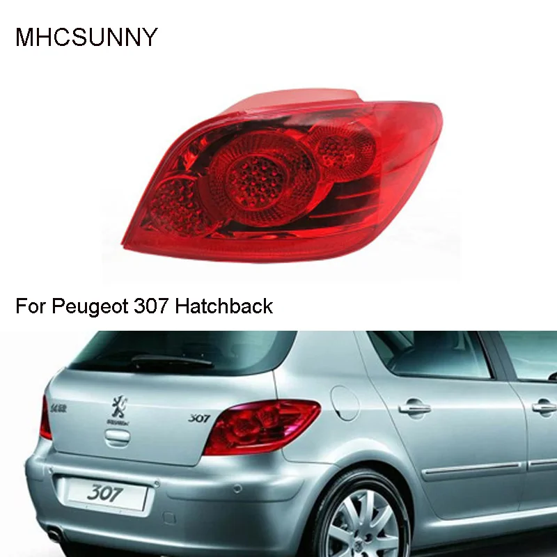 Задний светильник для Peugeot 307 хэтчбек Корпус Реверсивный тормозной автомобильный