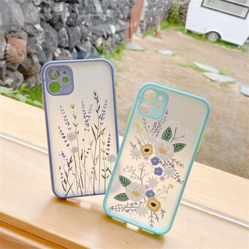 Модный чехол с цветами для Samsung Galaxy A32 A52 A72 A71 A70 A31 A30 A50 A20e A30S A50s A10 A21s S21 S20 S10 Plus FE