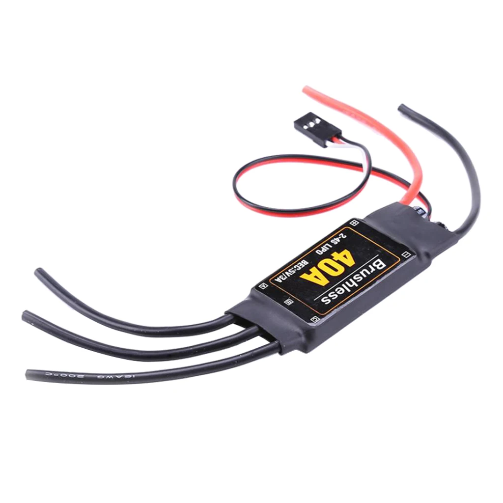 

1pc 2-4S 40A Brushless ESC BEC 5V/ 3A For RC Quadcopter Helicopter