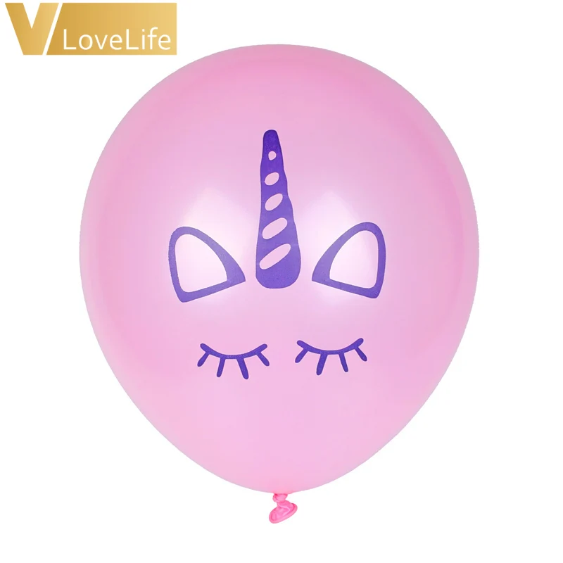 50 шт./компл. единорог фламинго латексный шар украшения для дня рождения Детские