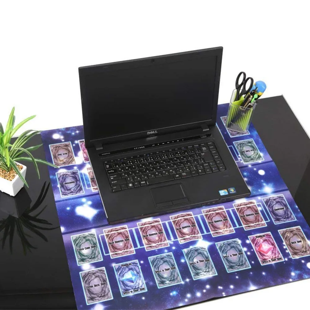 Yugioh Аксессуары карточная игра Pad резиновый игровой коврик 60x60 см Galaxy Стиль