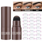 Набор для бровей, водостойкий, естественный, с 24 многоразовые для бровей трафаретами