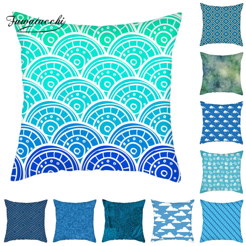 Чехол для подушки в полоску 45x45 см | Дом и сад