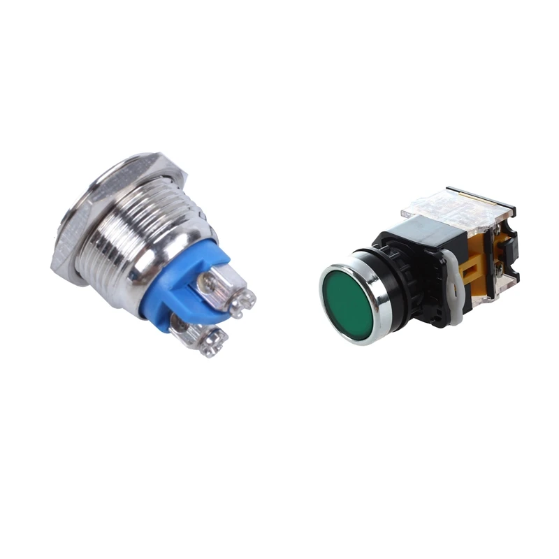 2 шт. постоянный ток 36 В А ВЫКЛ.-(вкл.) без плоского мгновенного кнопочного