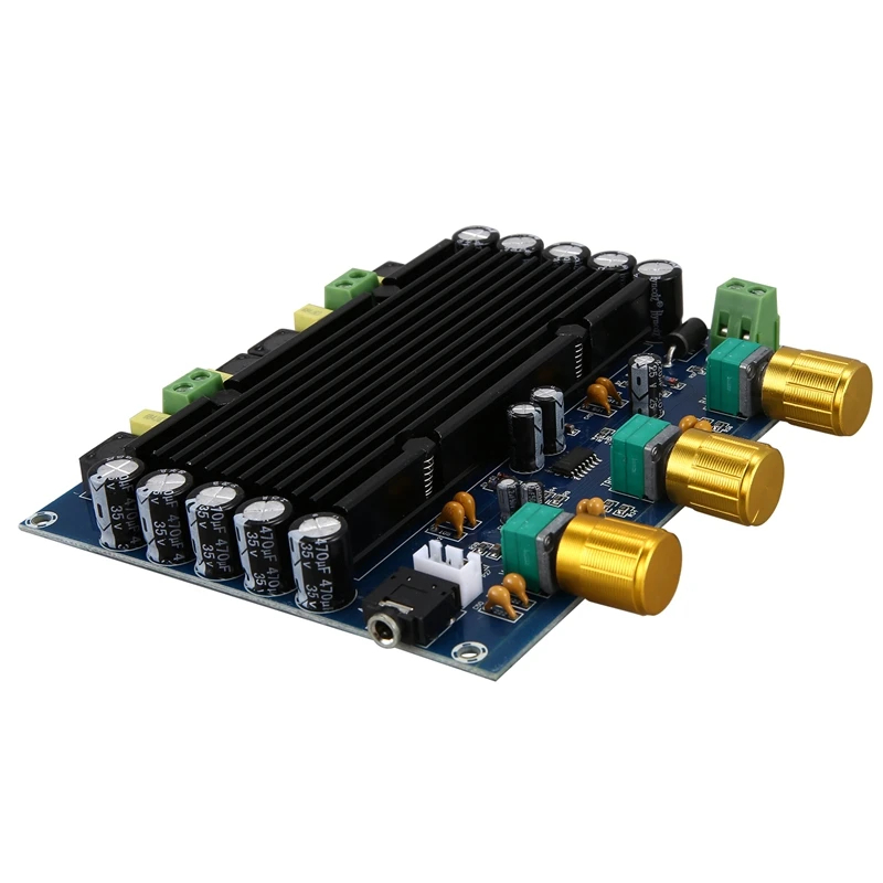 High Power Amplifiers Dual Chip TPA3116D2 150W x 2 Digital Amplifier Board 12-24V Channel | Электроника