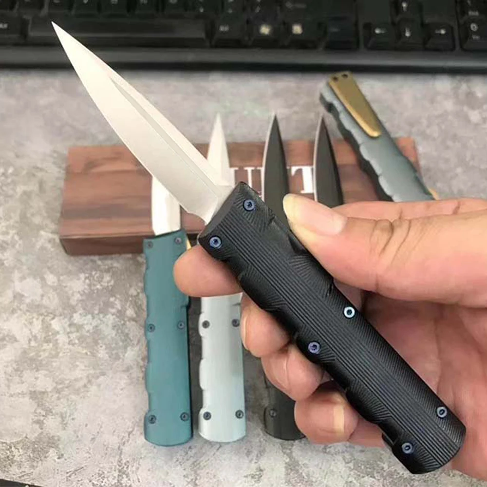 

New Arrivals OTF Tactical Fixed Blade D2 Blade 6061-T6 Aviation Aluminum Handle Knife Outdoor Camping EDC Hunting Knives