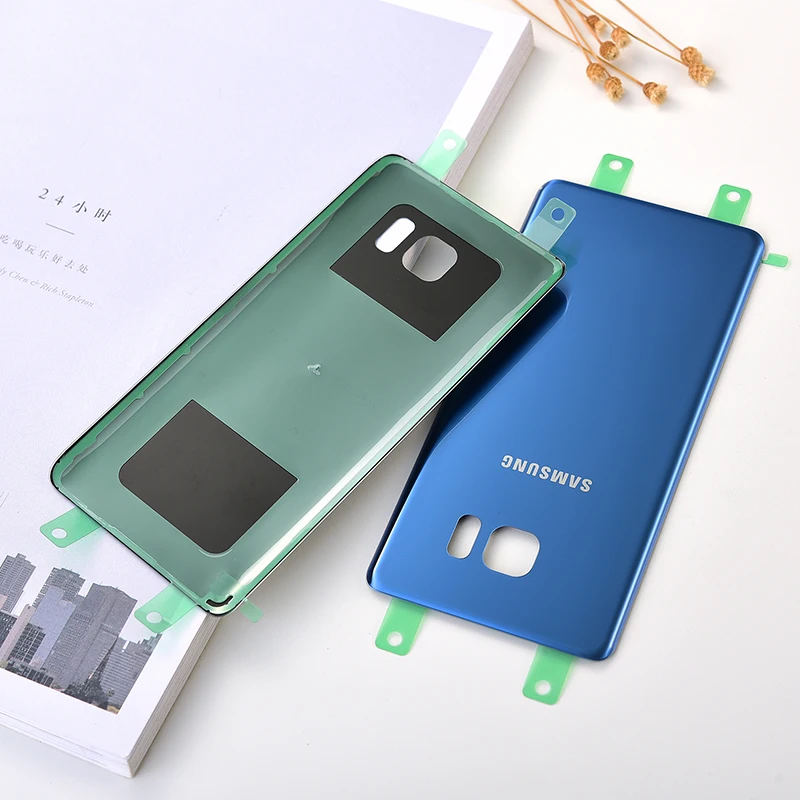 Samsung Galaxy Note7 Note 7 FE N930 N930F N935 3D стеклянный чехол задняя дверь Чехол Fan Edition крышка